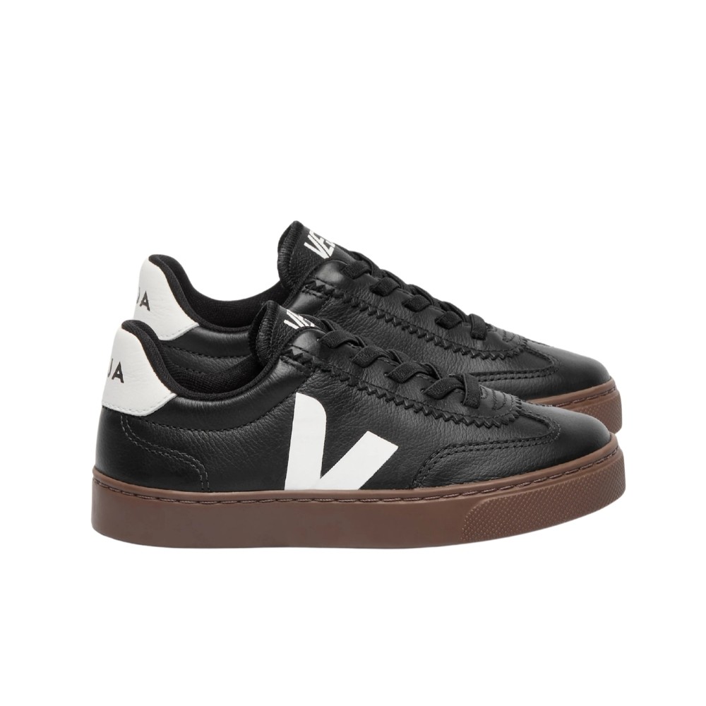 VEJA VOLLEY ELASTIC LACES LEATHER INFANT