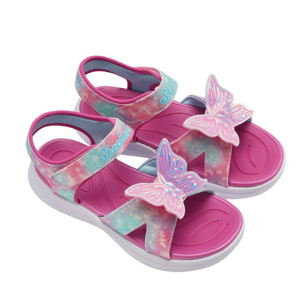SKECHERS JUMPSTERS SANDAL: BUTTERFLY BRITES GIRLS SHOES