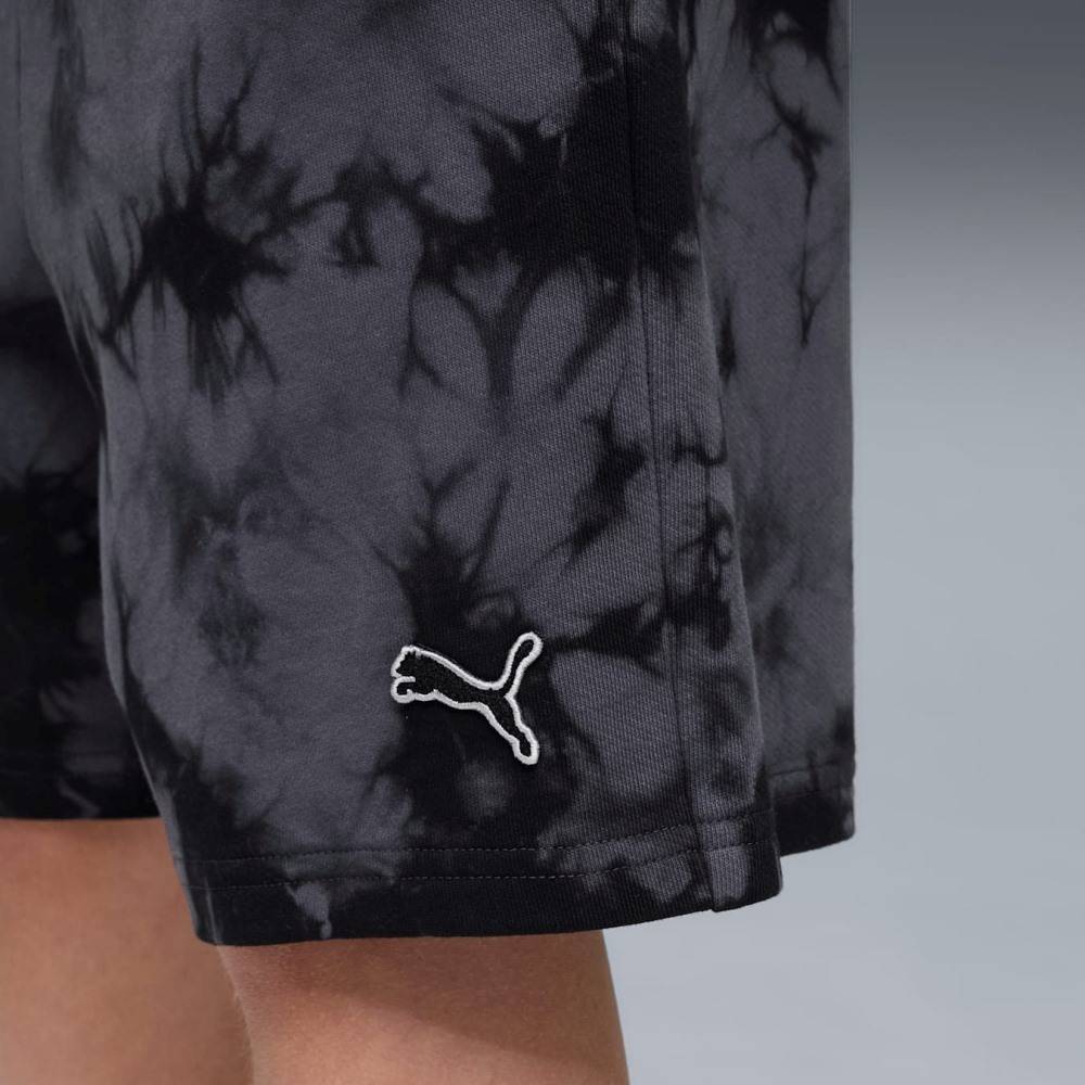 PUMA ESS ELEVATED RELAXED TIE-DYE SHORTS TR