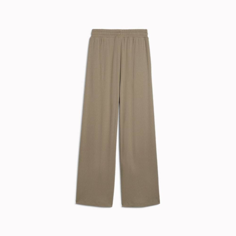 PUMA CLASSICS RIBBED RELAXED PANTS