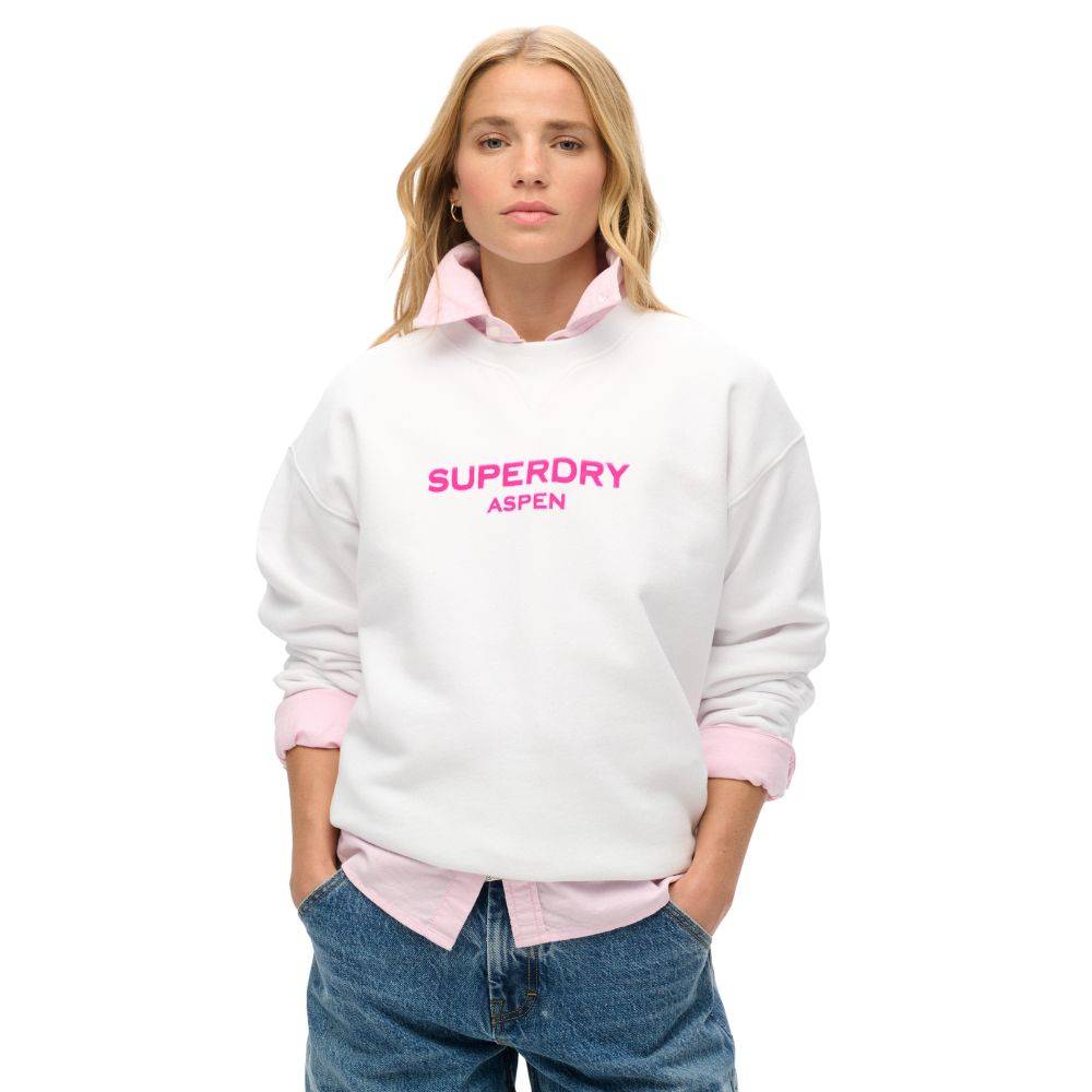 SUPERDRY SPORT LUXE LOOSE CREW SWEAT