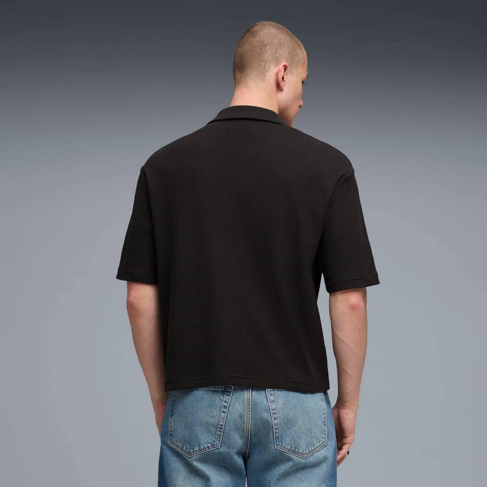 PUMA WARDROBE ESS WAFFLE BOXY SHIRT