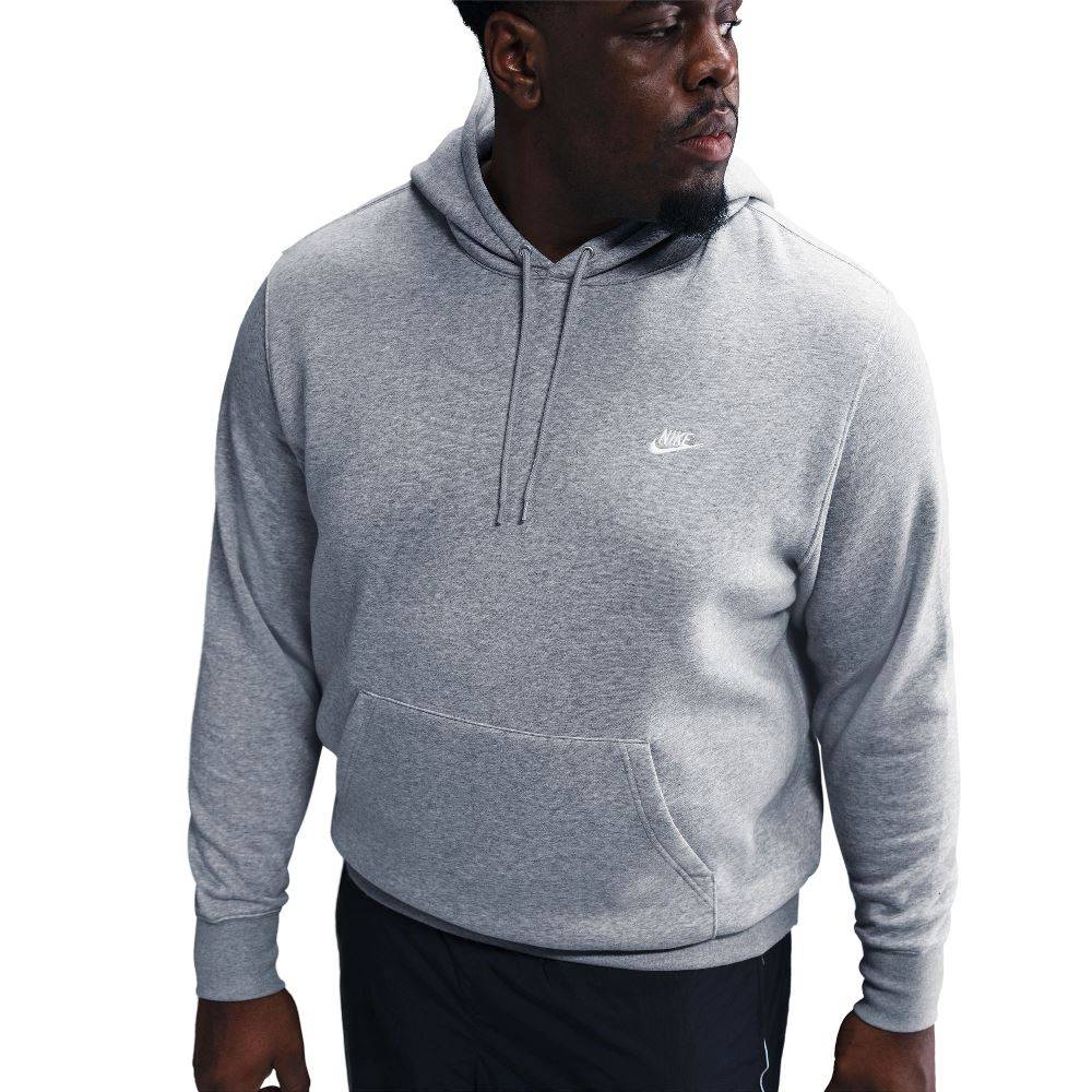 NIKE CLUB BRUSHED FLEECE PULLOVER HOODIE