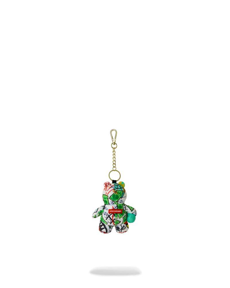 SPRAYGROUND DOODLE BEAR KEYCHAIN