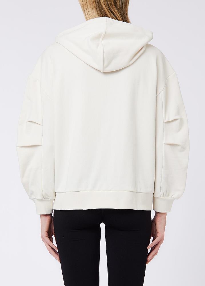 LIU JO ZIP HOODIE WITH EMRBOIDERY LOGO