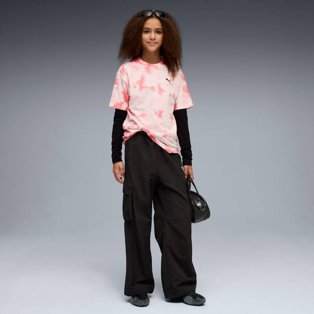 PUMA ESS ELEVATED RELAXED TIE-DYE TEE