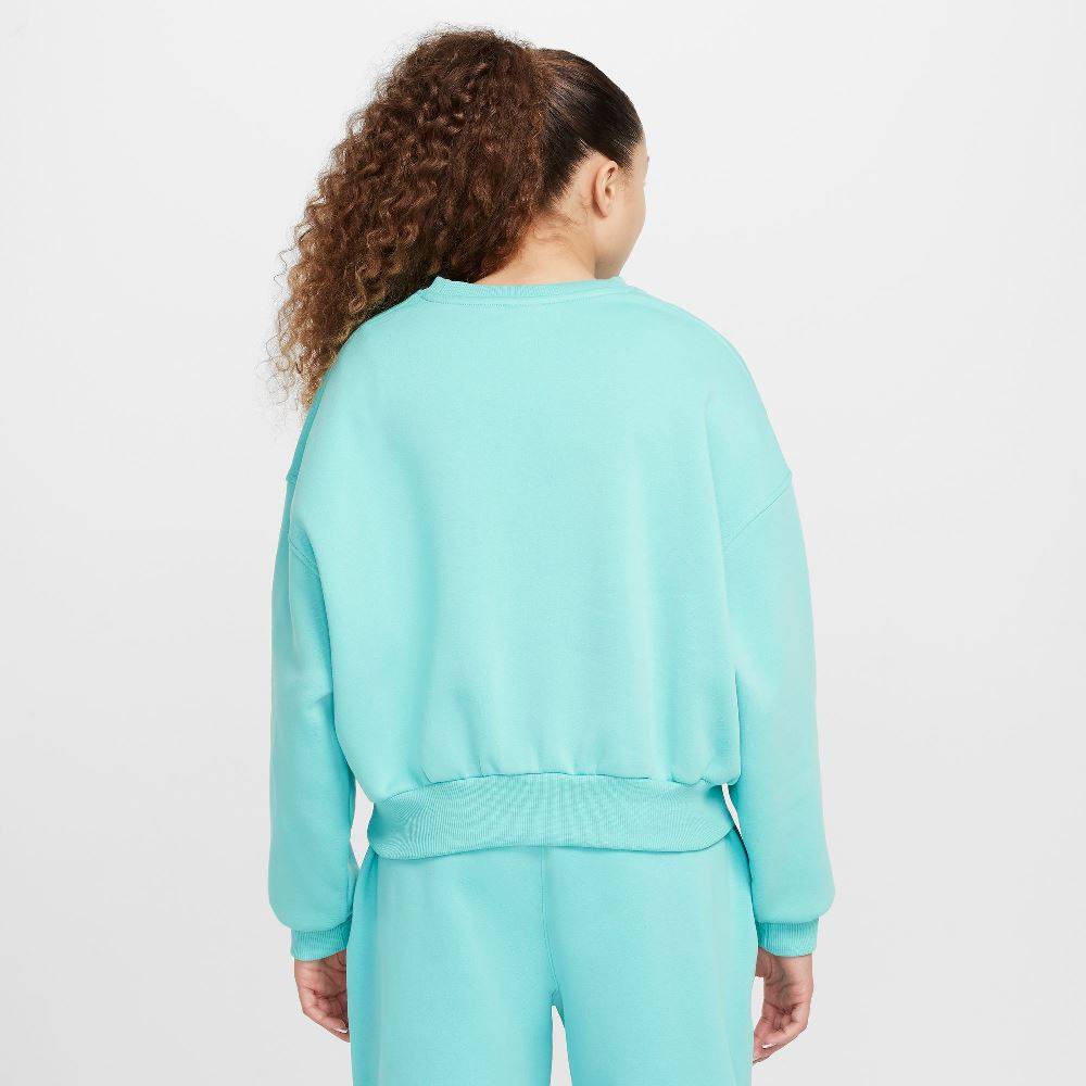 NIKE NSW GIRLS CLUB BOXY CREW GX STER SWEATSHIRT