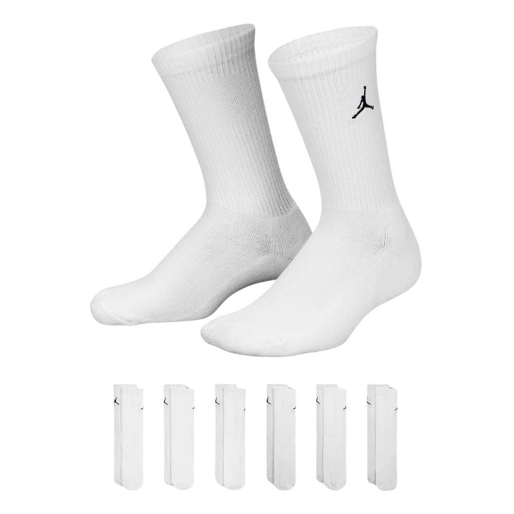 NIKE JORDAN EVERYDAY ESSENTIALS 6PK CREW SOCKS