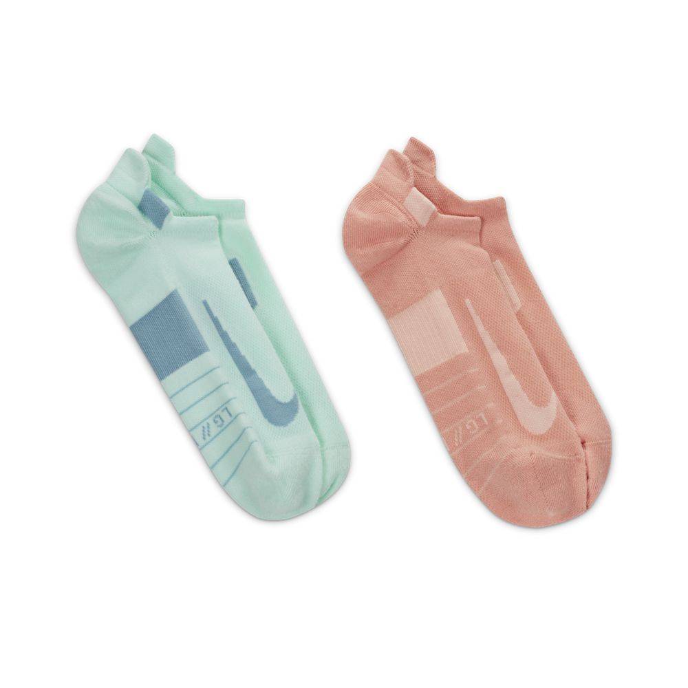 NIKE MULTIPLIER NO-SHOW 2-PAIRS SOCK