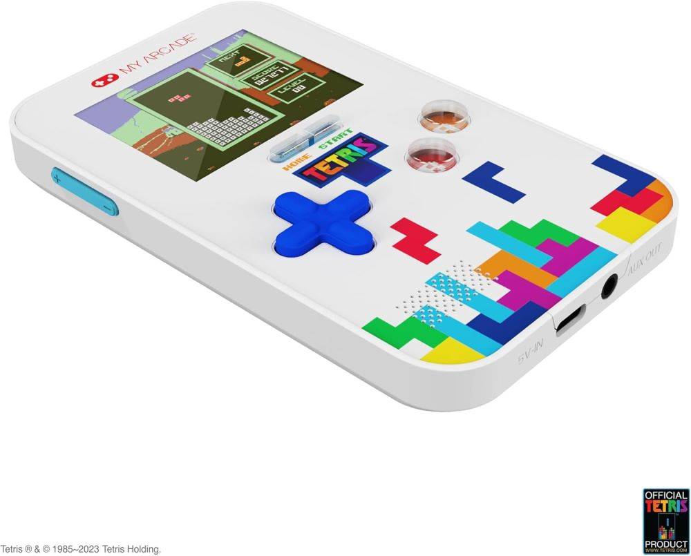 MY ARCADE GO GAMER TETRIS PORTABLE VIDEO GAME SYSTEM (301 GAMES IN 1)