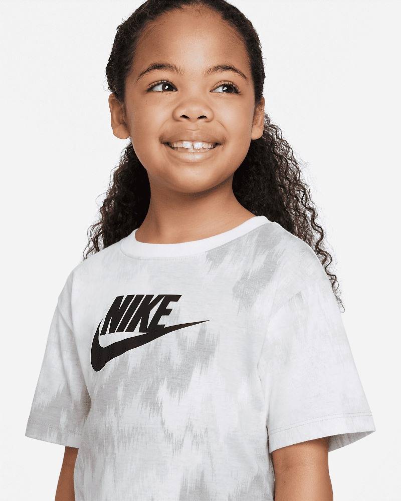 NIKE LITTLE GIRLS BOXY TEE & BIKE SHORT SET