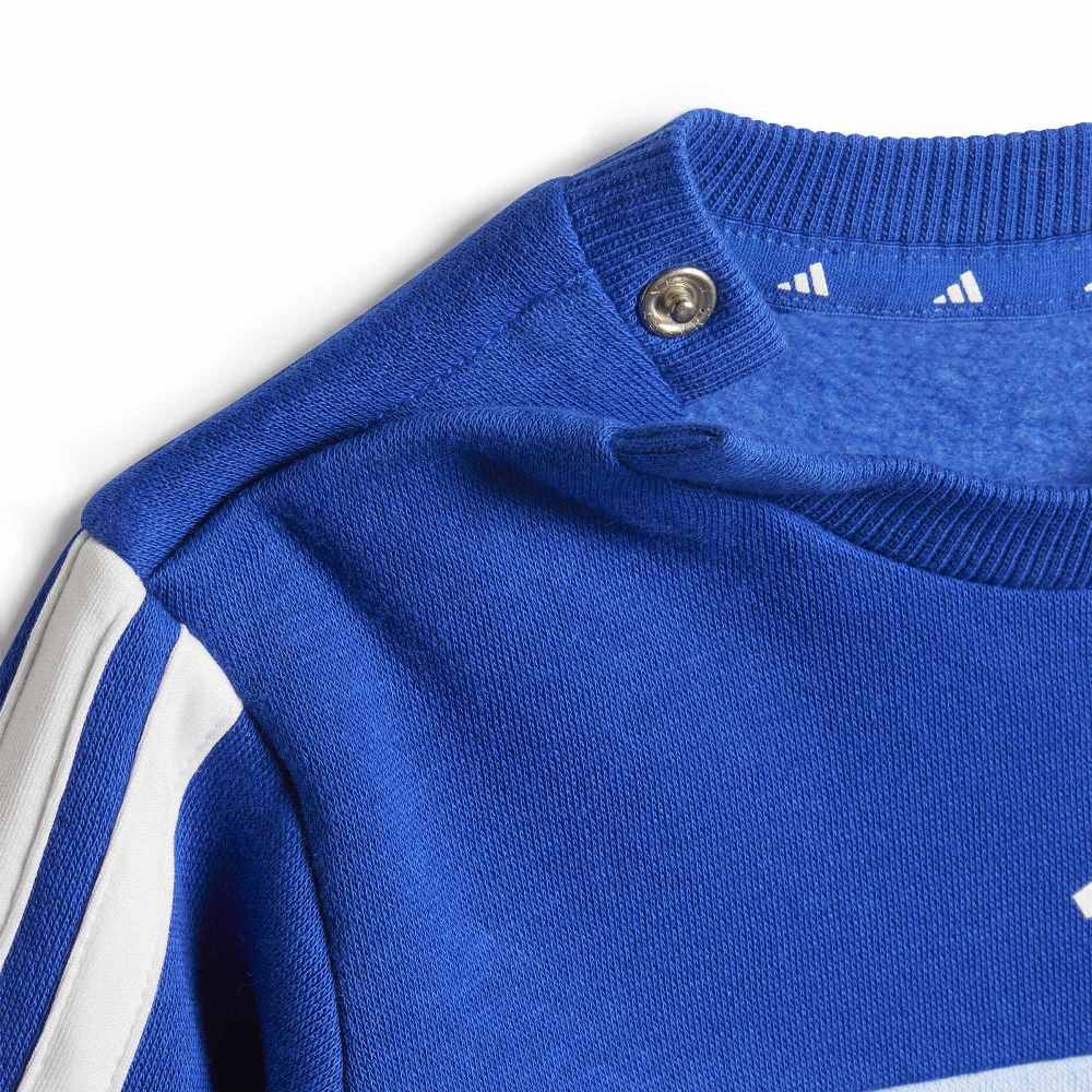 ADIDAS INFANT SEASONAL ESSENTIALS TIBERIO 3 STRIPES FLEECE CREW SET