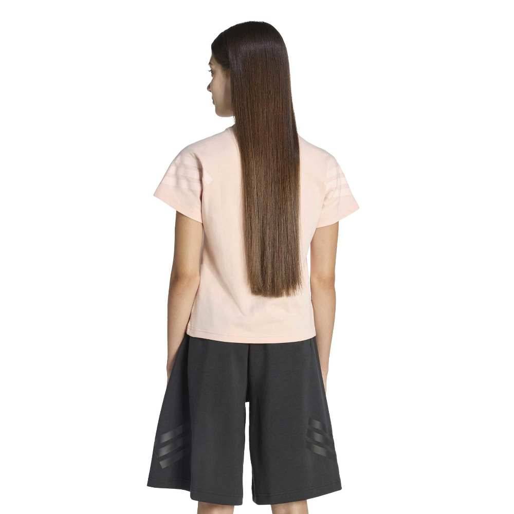 ADIDAS GIRLS FUTURE ICONS 3 STRIPES T-SHIRT