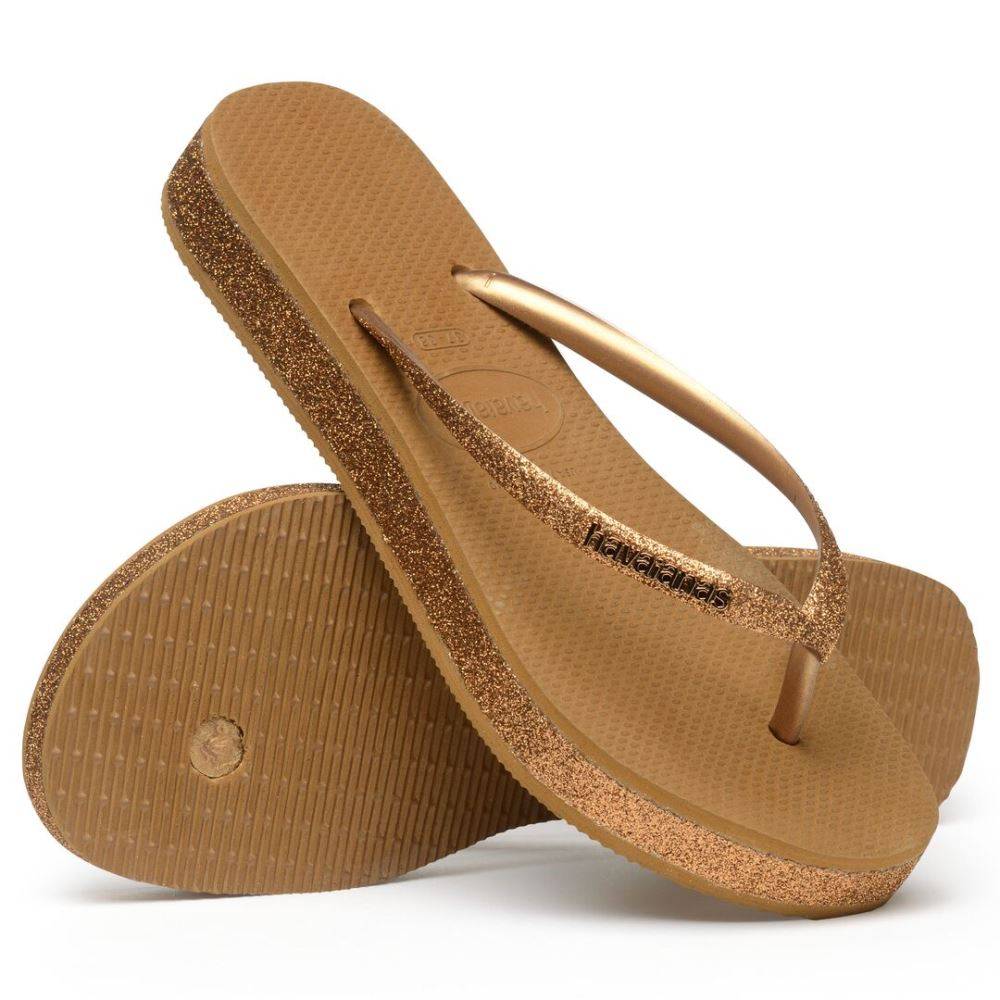 HAVAIANAS SLIM FLATFORM SPARKLE