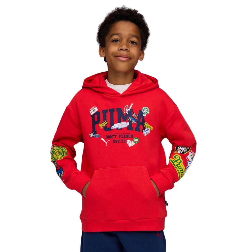 PUMA BASKETBALL HOOPERHOTLINE HOODIE FLEECE B
