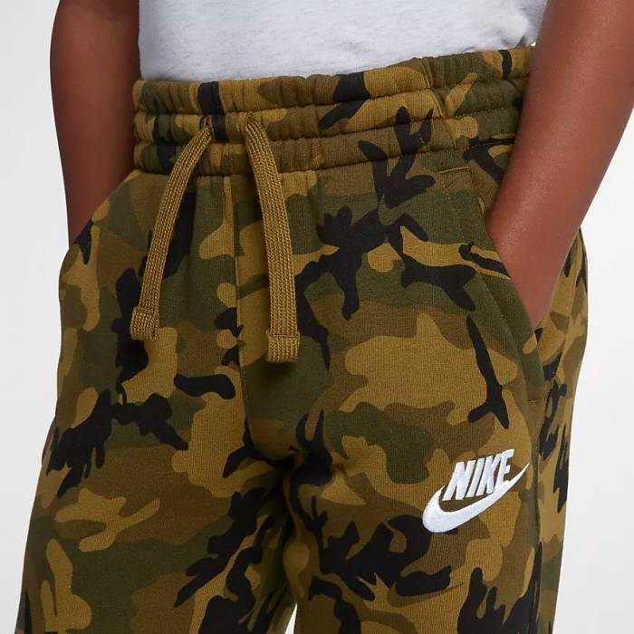 NIKE BOYS SPORTSWEAR FLEECE CAMO PANT