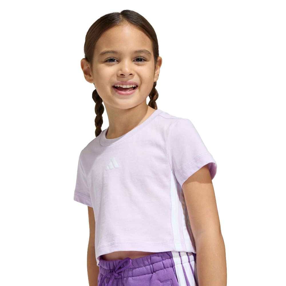 ADIDAS LITTLE GIRLS ESSENTIALS T-SHIRT SET