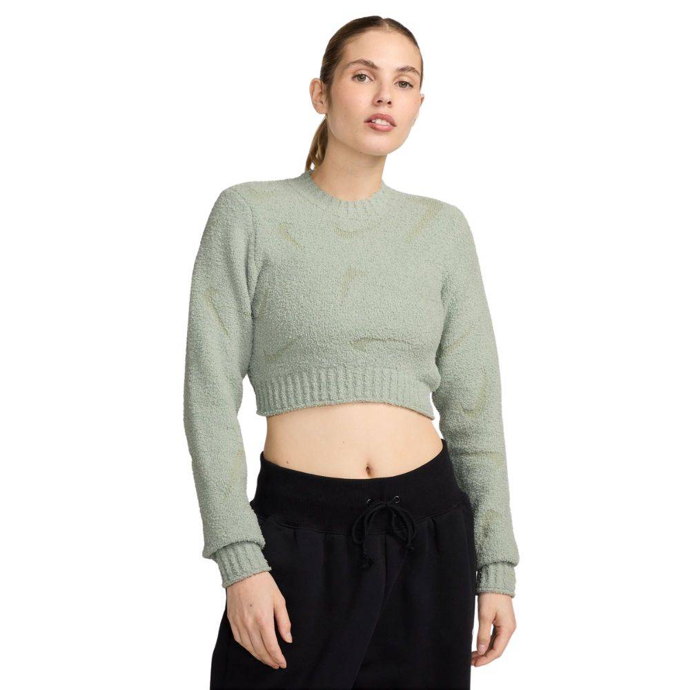 NIKE NSW PHOENIX COZY BOUCLE TIGHT LONG-SLEEVE TOP