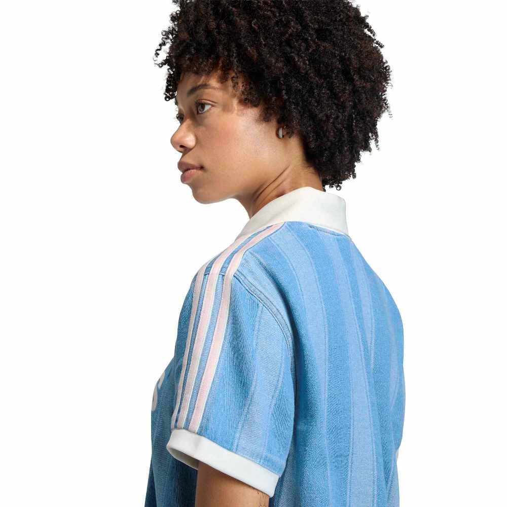 ADIDAS ORIGINALS DENIM FOOTBALL JERSEY