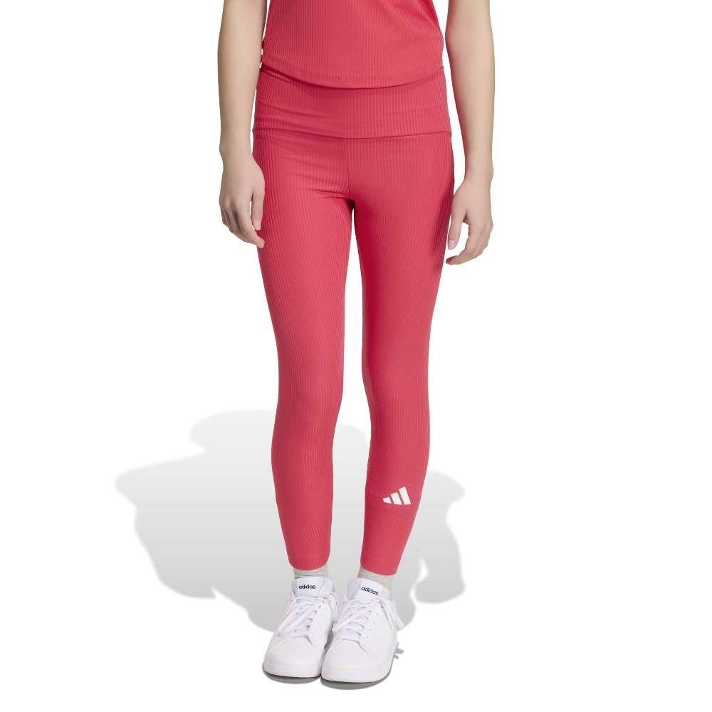 ADIDAS GIRLS SPORT SEASONALS COLLEGIATE TYPOGRAPHY LEGGINGS