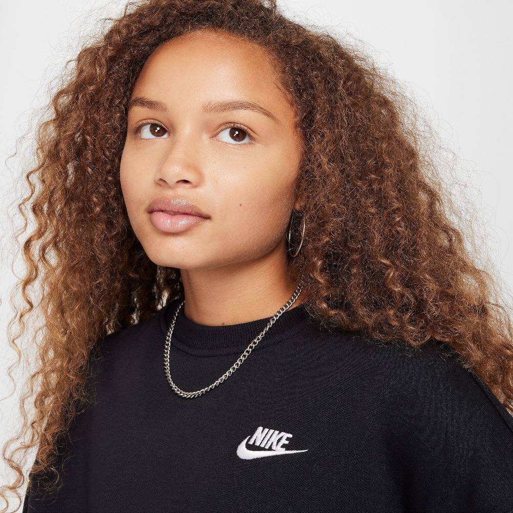 NIKE GIRLS NSW FLEECE BOXY CREW-NECK