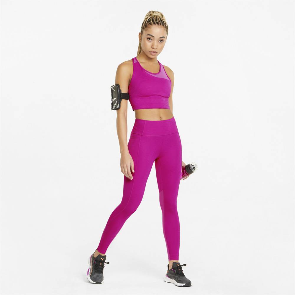 PUMA MID IMPACT FLAWLESS WOMENS BRA TOP