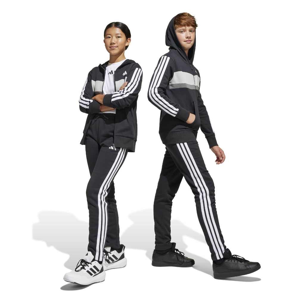 ADIDAS YOUTH SEASONAL ESSENTIALS TIBERIO 3 STRIPES FLEECE TRACKSUIT