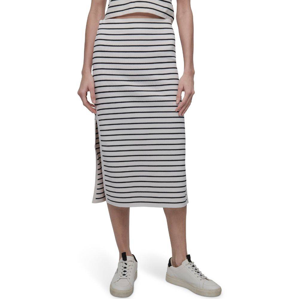 DKNY HIGH-RISE MIDI SWEATER PENCIL SKIRT