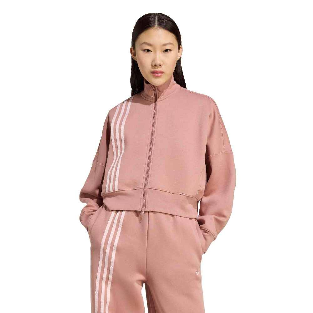 ADIDAS ORIGINALS OFF PLACED 3 STRIPES ZIP UP