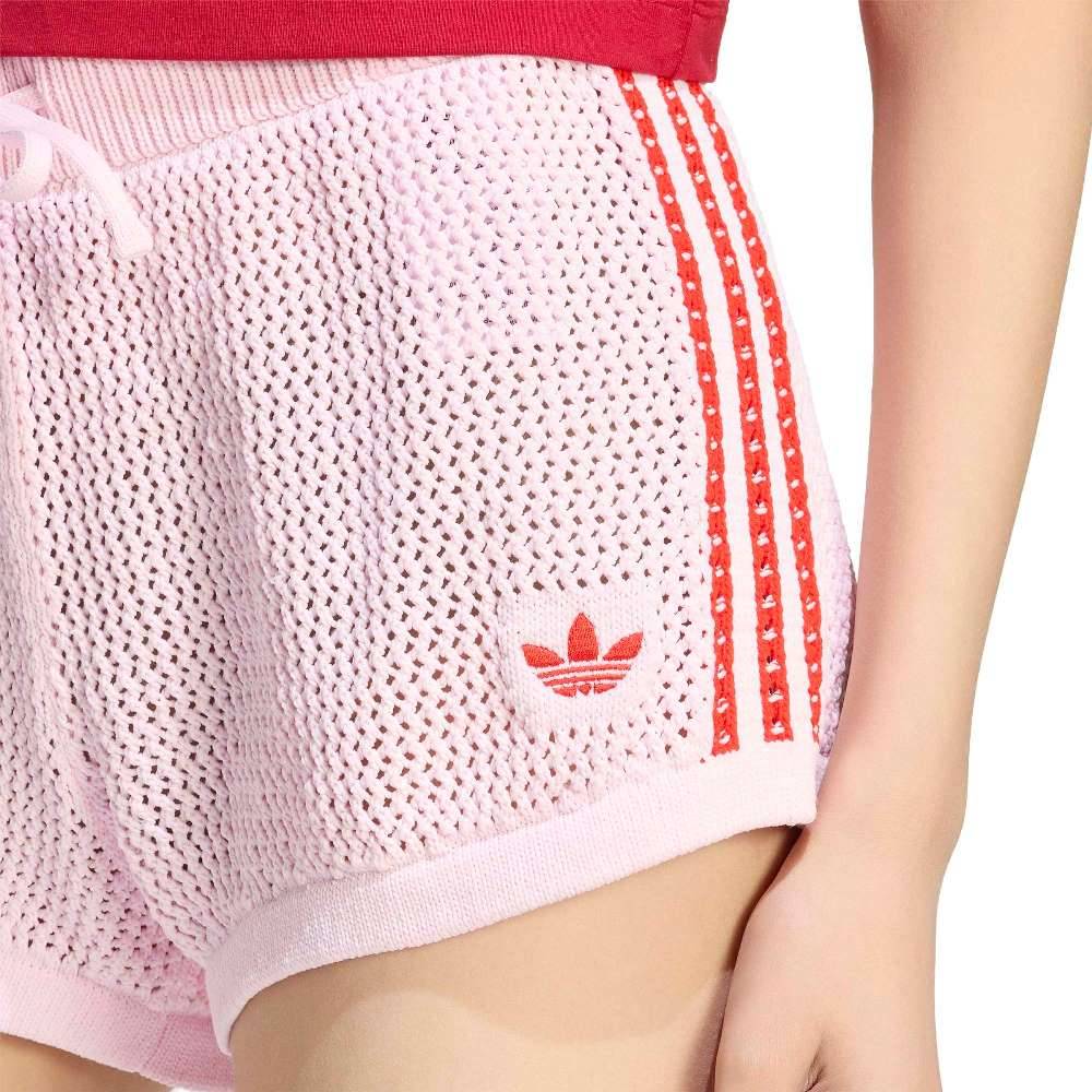 ADIDAS ORIGINALS KNITTED CROCHET SHORTS
