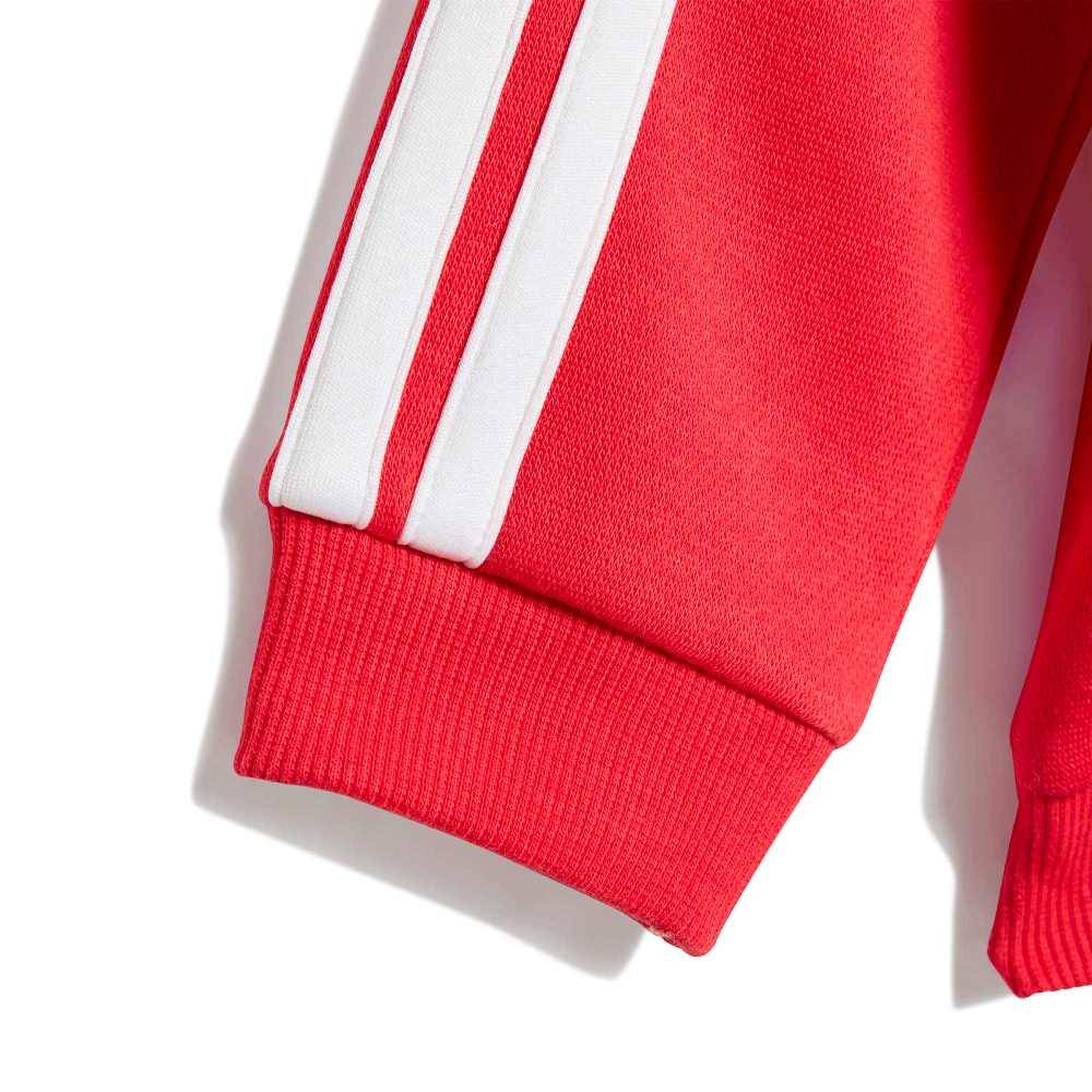 ADIDAS INFANT ESSENTIALS TIBERIO 3 STRIPES FLEECE TRACKUIT