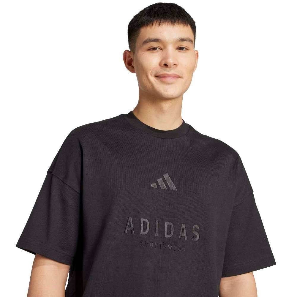 ADIDAS M ALL SZN EMBROIDERED GRAPHICS T-SHIRT