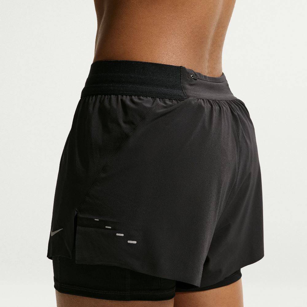 NIKE SWIFT DRI-FIT MID-RISE 2-IN-1 RUN SHORT