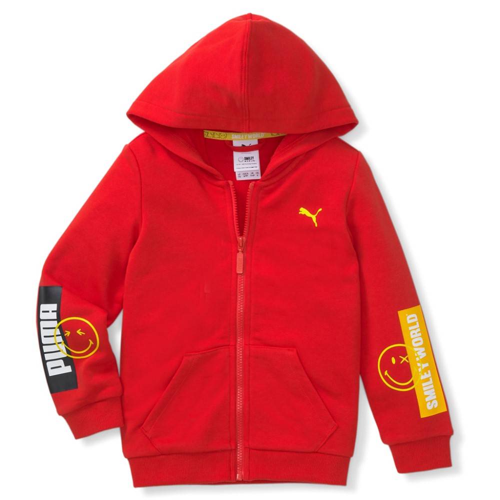 PUMA X SMILEY WORLD FULL-ZIP HOODIE