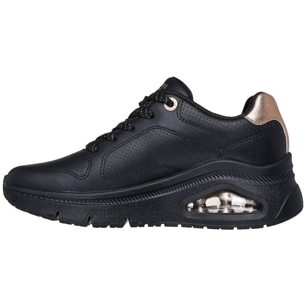 SKECHERS UNO FLEX: METALLIC HEEL WOMENS SHOES