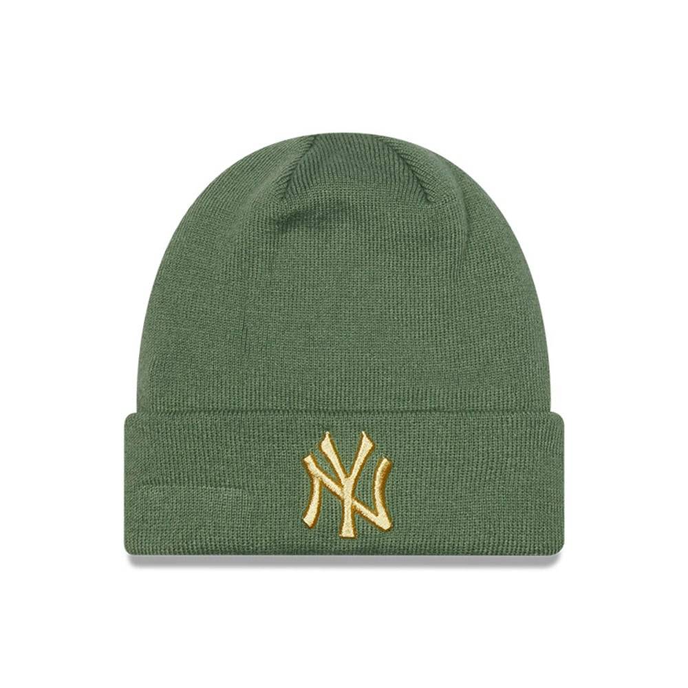 NEW ERA NEW YORK YANKEES METALLIC LOGO WOMENS BEANIE