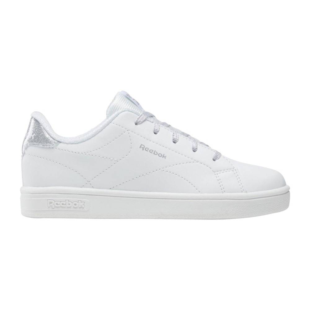 REEBOK JUNIOR GIRLS COURT CLEAN HOOK & LOO SHOES