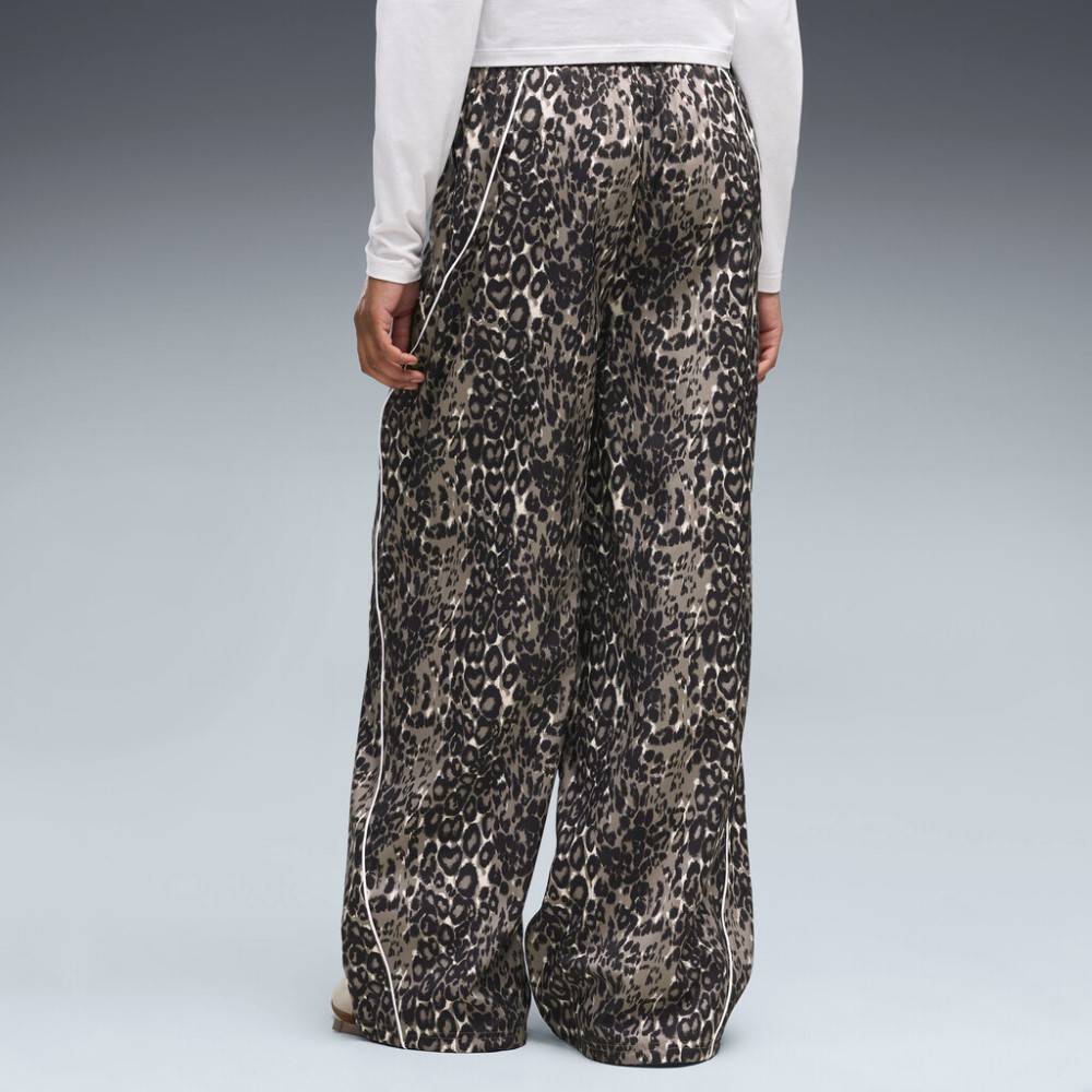 PUMA SPORT ANIMAL RELAXED AOP WIDE LEG WOVEN PANTS