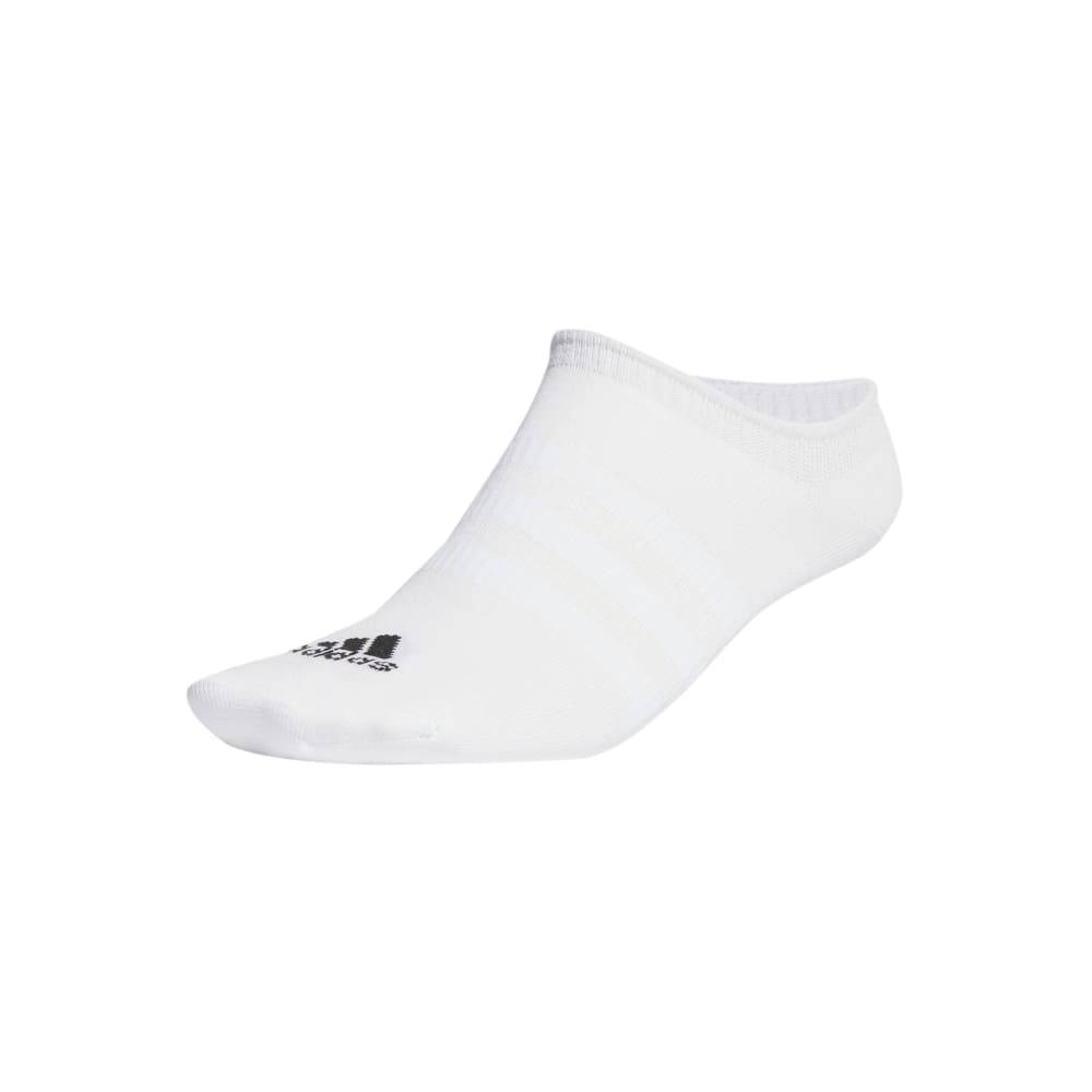 ADIDAS THIN AND LIGHT 3-PAIRS NO-SHOW SOCKS