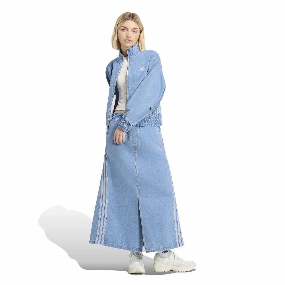 ADIDAS STADIUM WASHED DENIM LOOSE FIT JACKET