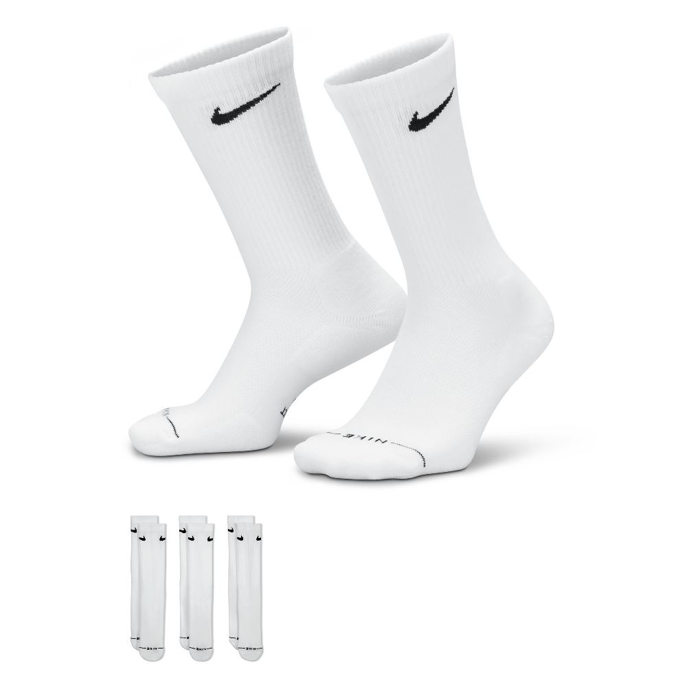 NIKE EVERYDAY ELEVATED CREW SOCKS (3-PAIRS)