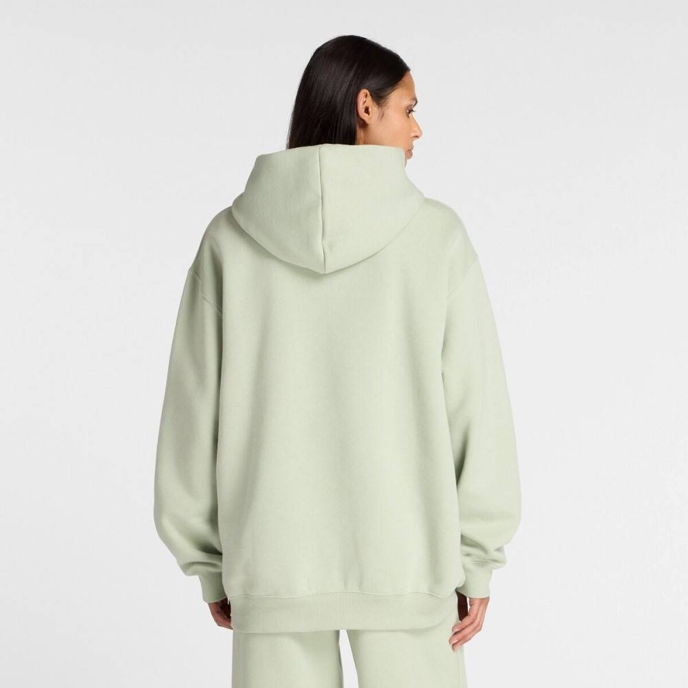 NEW BALANCE LINEAR HERITAGE FLEECE LONG HOODIE