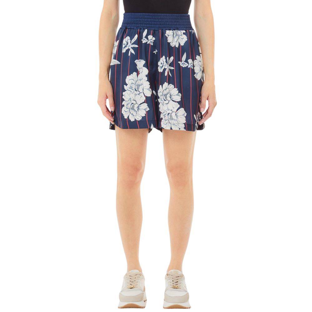 LIU JO PRINTED SATIN SHORT