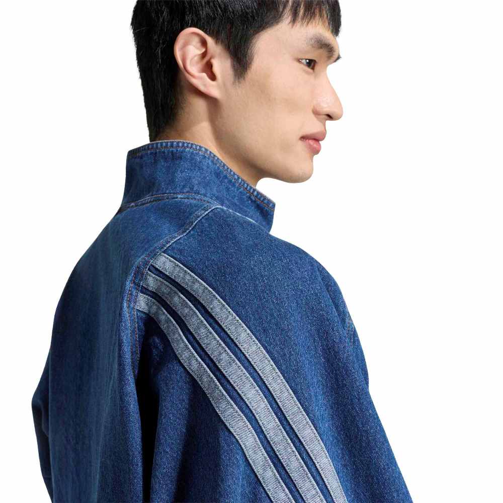 ADIDAS M STADIUM LOOSE FIT DENIM TRACK JACKET