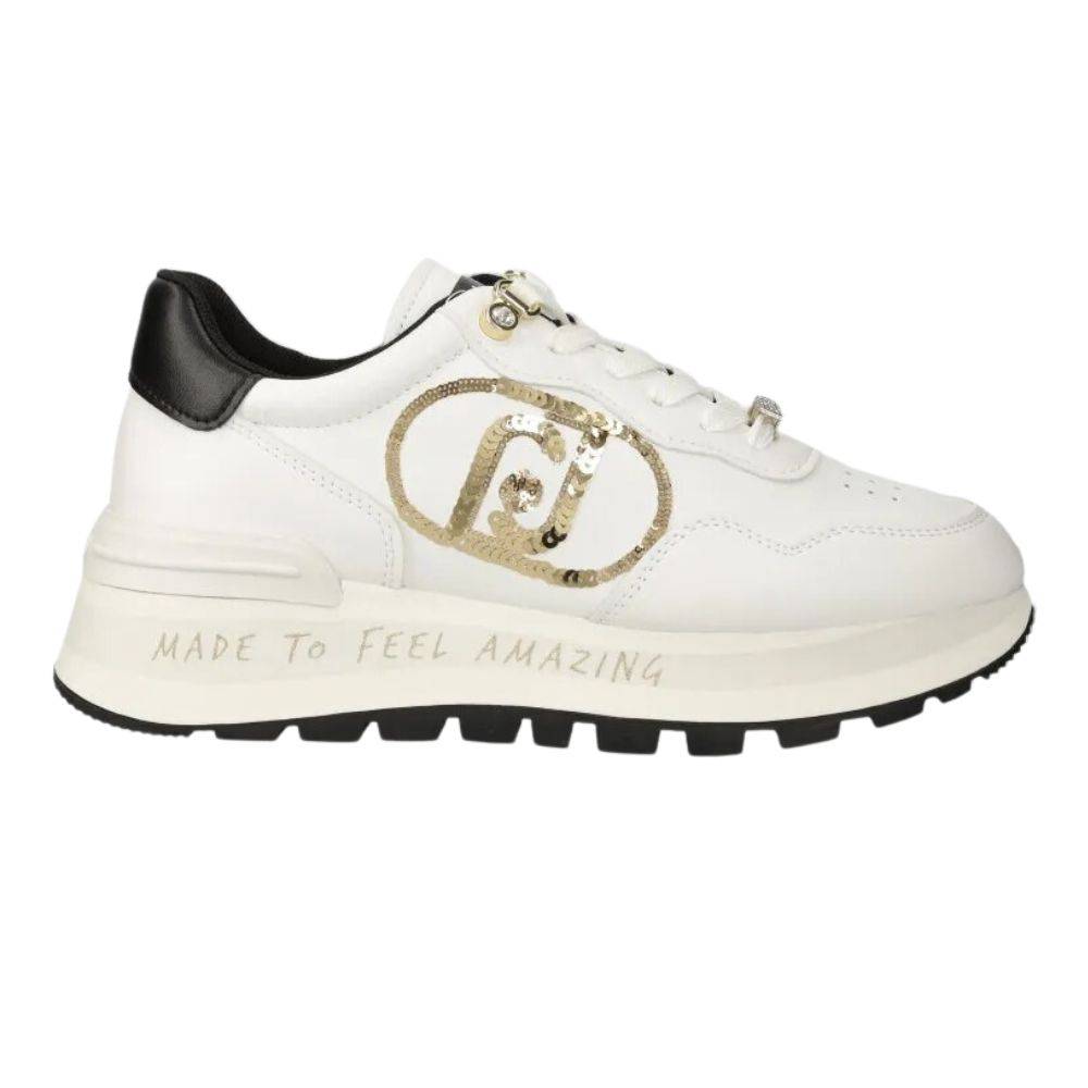 LIU JO MAXI AMAZING 20 - PLATFORM SNEAKERS WITH SEQUIN LOGO