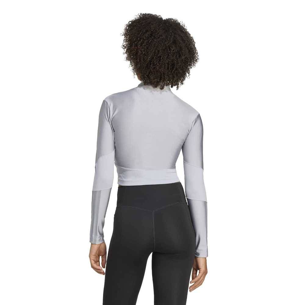 ADIDAS HYPERGLAM SHINE ZIP THRU COVER UP