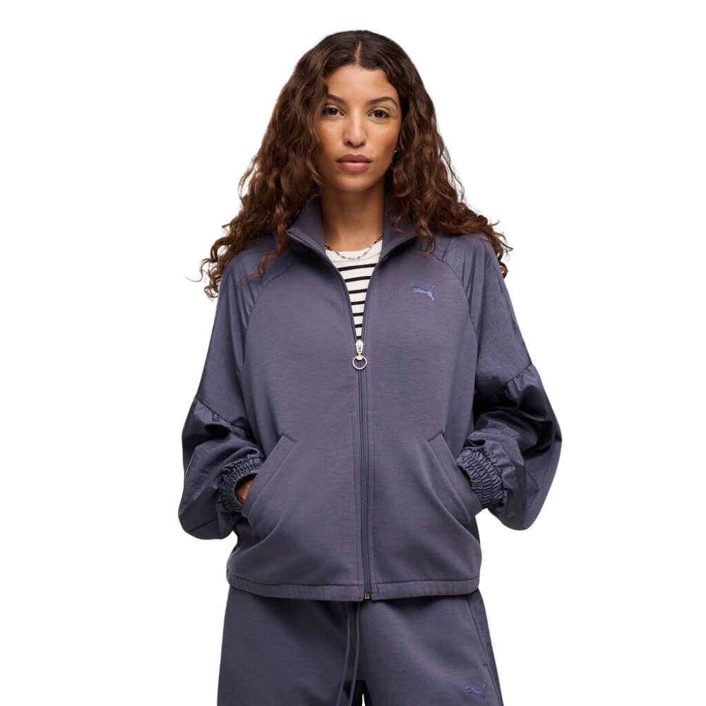 PUMA HER FULL-ZIP RELAXED DK JACKET