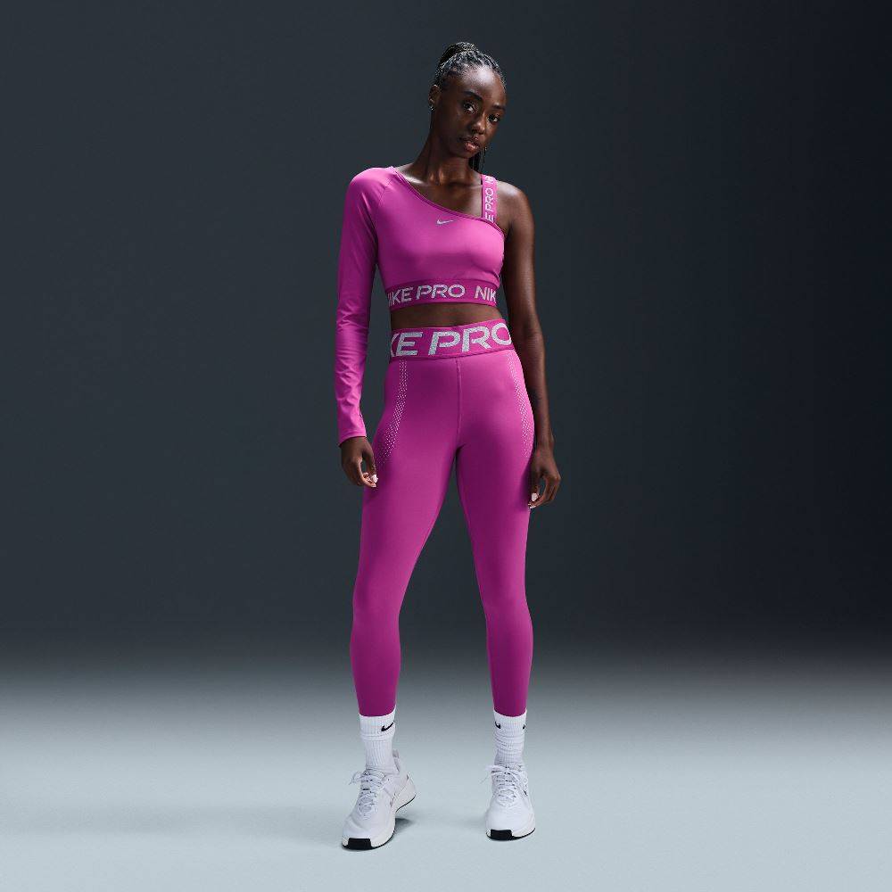 NIKE PRO DRI-FIT SHINE CROP TOP
