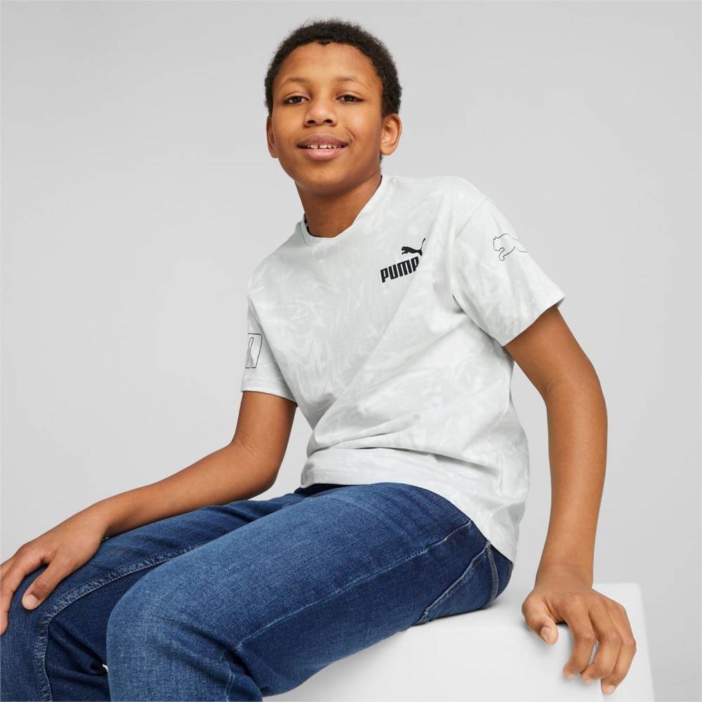PUMA POWER SUMMER BOYS PRINTED TEE