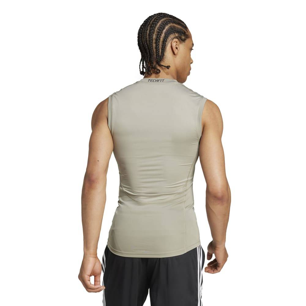 ADIDAS M TECHFIT COMPRESSION TRAINING SLEEVELESS T-SHIRT